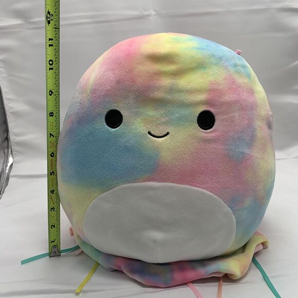 Squishmallows Janet Rainbow Jellyfish Plush 11" w/ Tentacles - Picture 9 of 10
